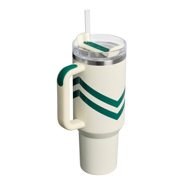 Stanley Courtside Cream Quencher FlowState Tumbler - 1.18L angle