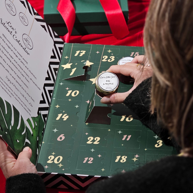 Leos Little Jars Jam Advent Calendar opened
