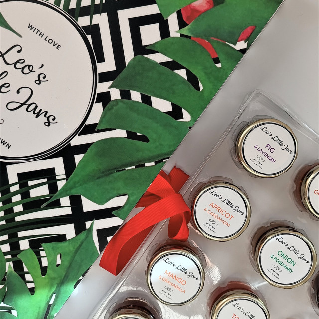Leos Little Jars Jam Advent Calendar detail of the jams