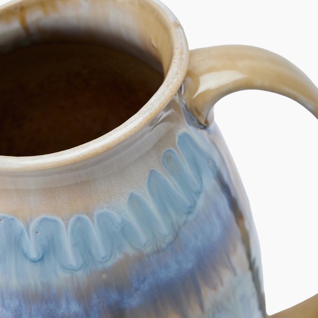 Thread Office Drip Glaze Stoneware Jug Vessel