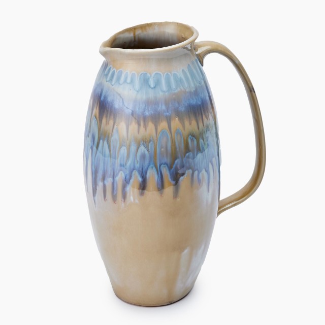 Thread Office Drip Glaze Stoneware Jug Vessel