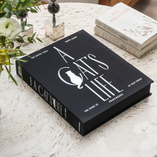 Printworks A Cat's Life Blank Photo Album on the table