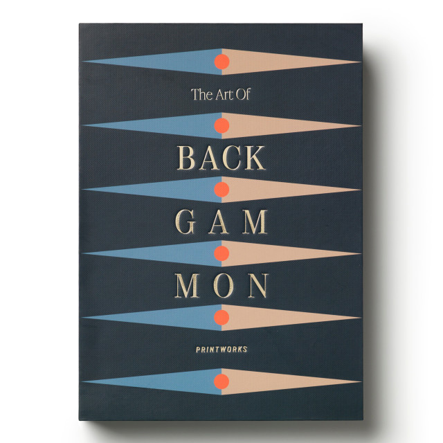 Printworks Classic Art of Backgammon - Anthracite angle