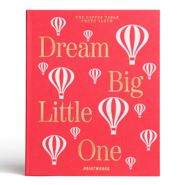 Printworks Dream Big Little One Baby Album - Pink angle