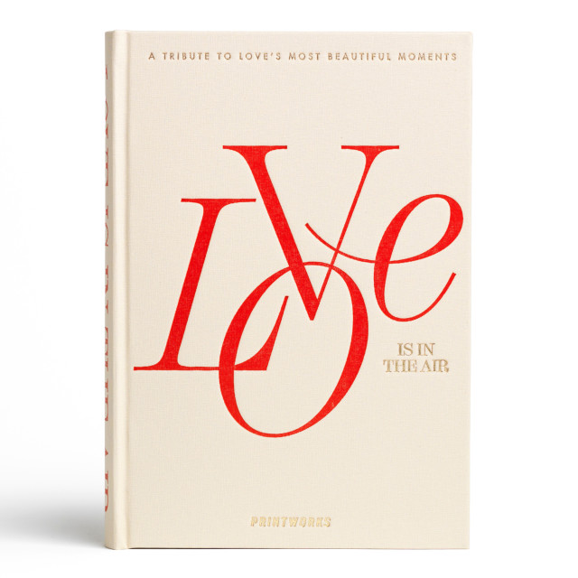 Printworks Beige Love Is In the Air Photo Book angle