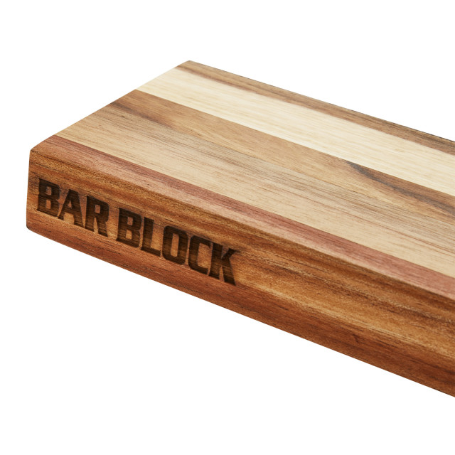 My Butchers Block Wooden Bar Block detail