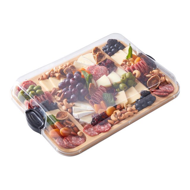 Farberware Build-a-Board Bamboo Rectangular Board - 30.5cm angle