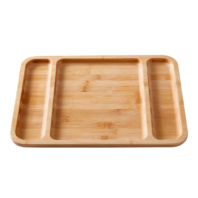 Farberware Build-a-Board Bamboo Rectangular Board - 30.5cm angle