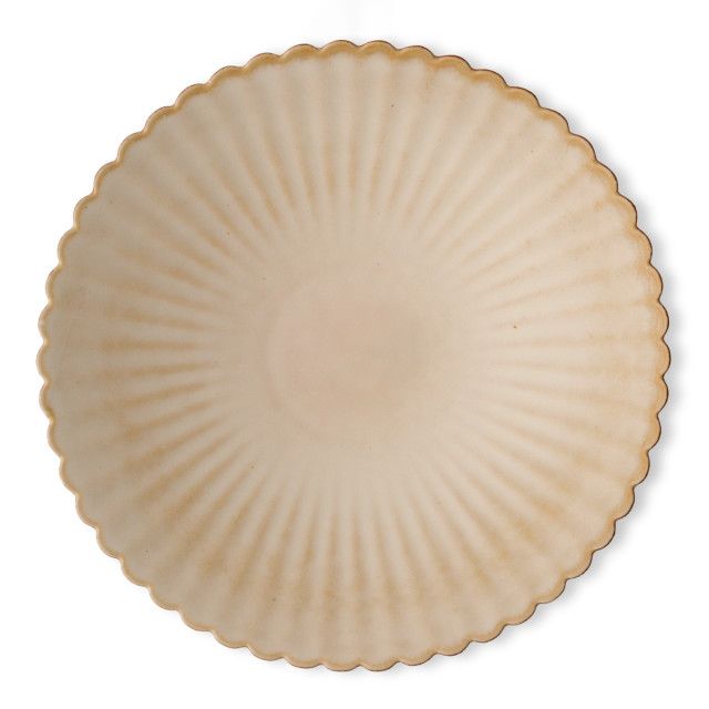 Humble & Mash Quiet Luxury Stoneware Shell Bowl, 25cm