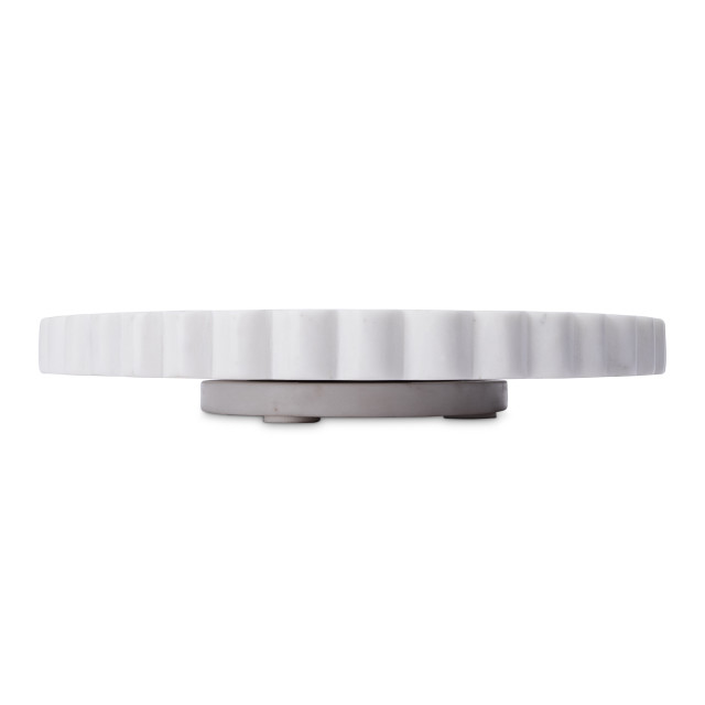 Humble & Mash Lazy Susan White Marble Board, 30cm