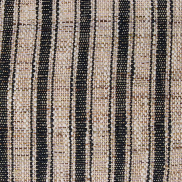 Humble & Mash Black & Natural Ramie Runner, 220cm close up of texture