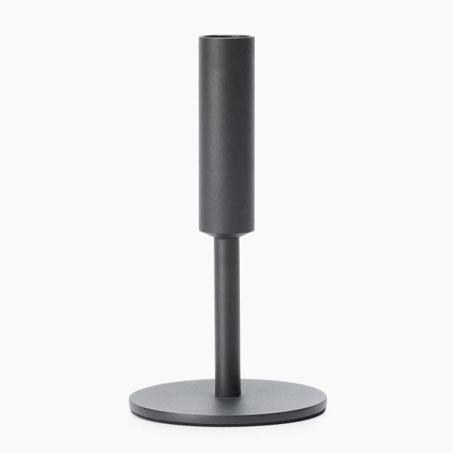 Thread Office Black Iron Single Dinner Candle Holder - Short