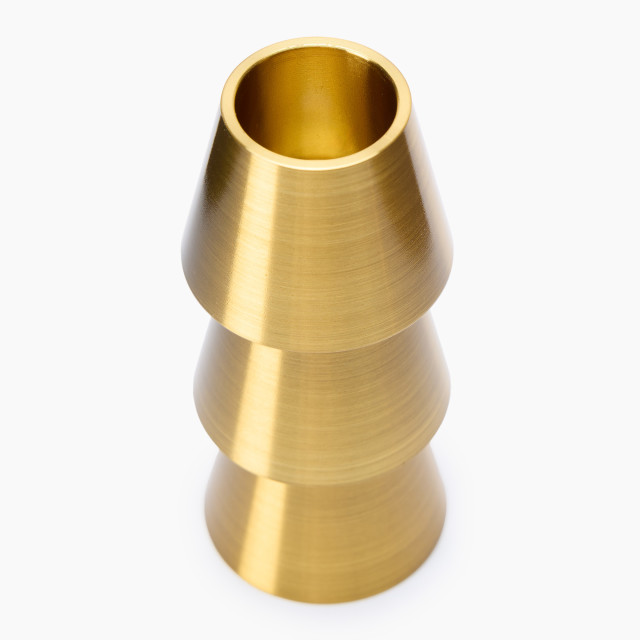 Thread Office Gold Brushed Metal Tree Dinner Candle Holder