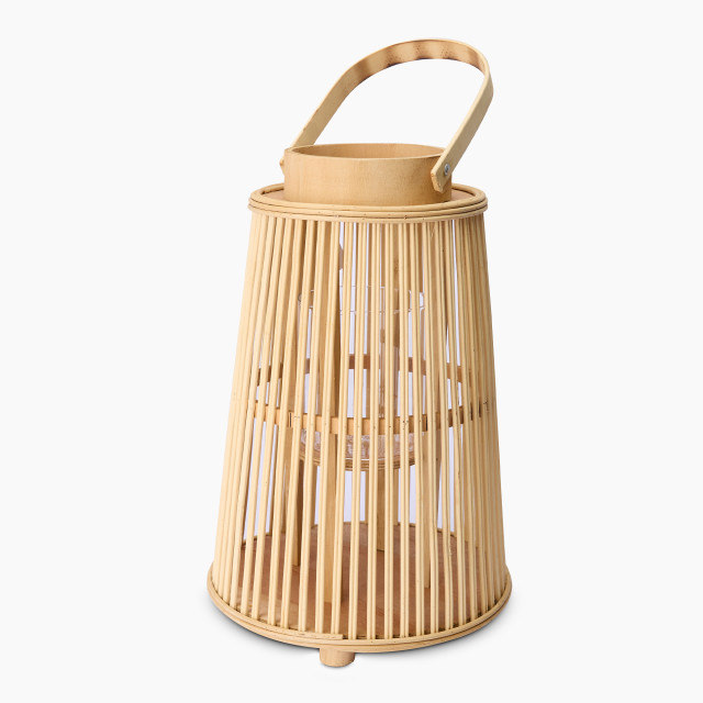 Thread Office Natural Bamboo Woven Lantern, 35cm