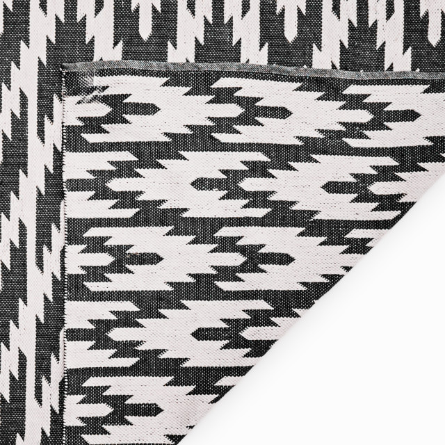 Thread Office Outdoor Woven Ikat Area Rug, 160cm x 230cm - Mono