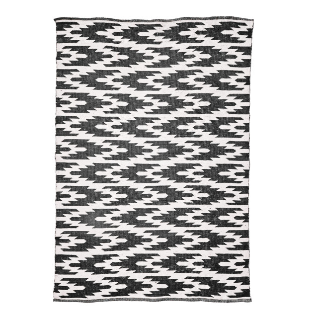 Thread Office Outdoor Woven Ikat Area Rug, 160cm x 230cm - Mono