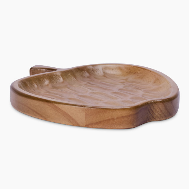 Thread Office Wooden Apple Decorative Bowl