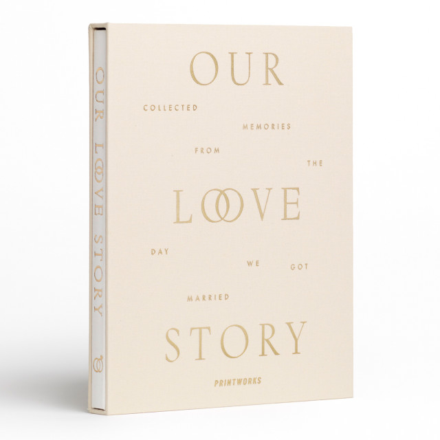 Printworks Our Love Story Wedding Journal