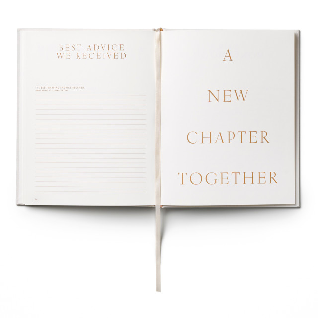 Printworks Our Love Story Wedding Journal detail