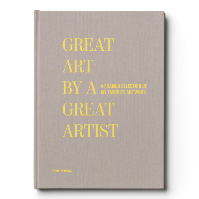 Printworks Great Art Frame Book - Beige angle