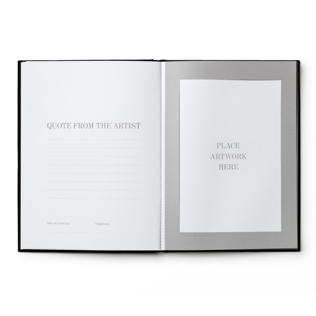 Printworks Great Art Frame Book - Black angle
