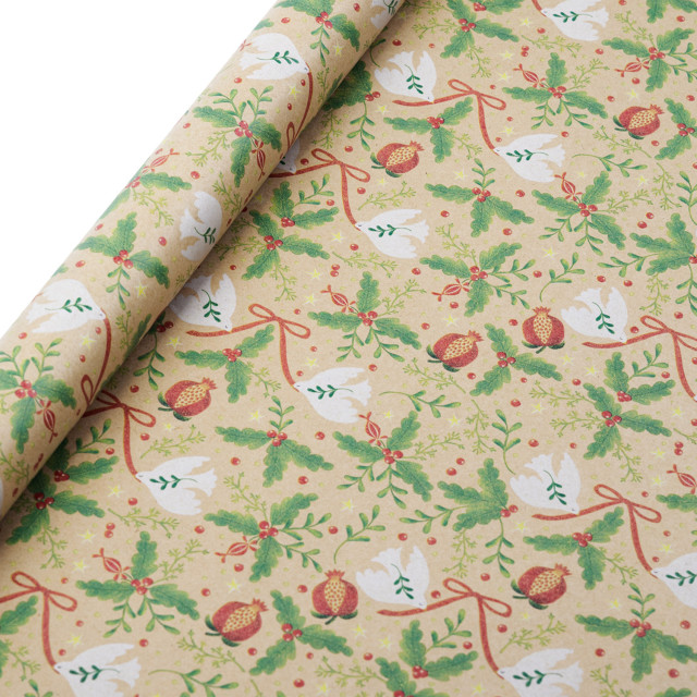 Talking Tables Folklore Wrapping Paper Roll, 3m detail