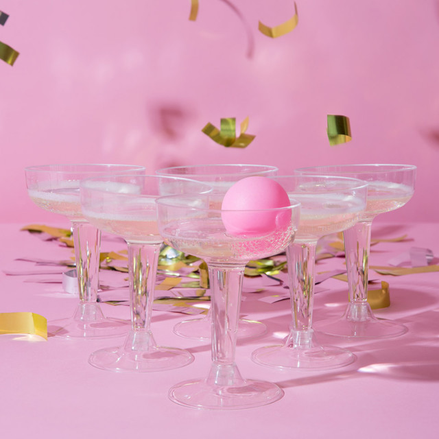 Talking Tables Prosecco Pong Game with drinks
