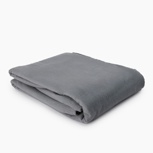 Thread Office Charcoal Brushed Cotton Flat Sheet - Super King