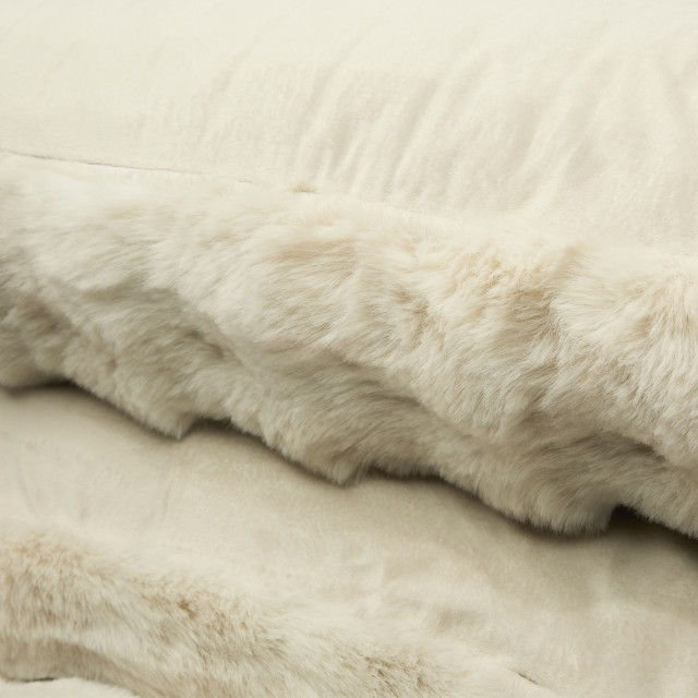 Thread Office Natural Lux Fur Comforter - King/Super King