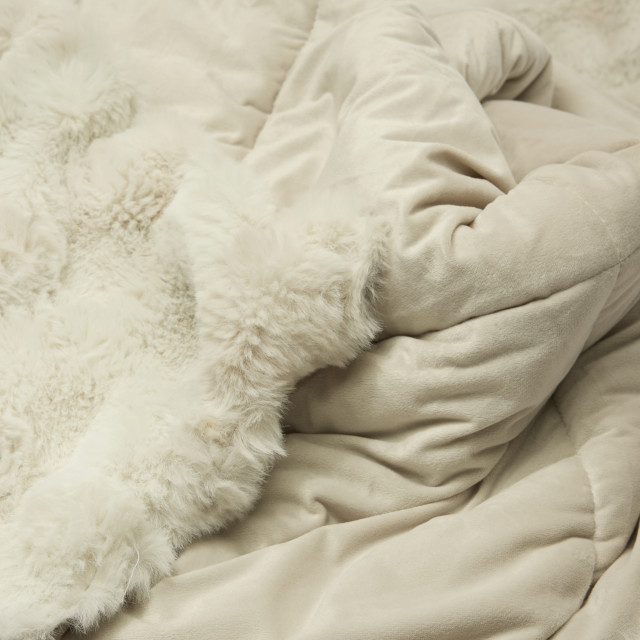Thread Office Natural Lux Fur Comforter - King/Super King