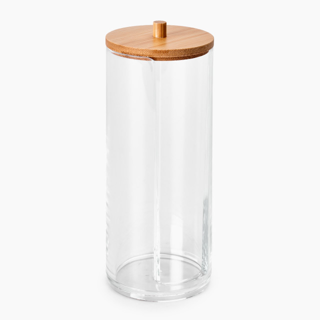 Thread Office Bamboo & Acrylic Cotton Pad Holder