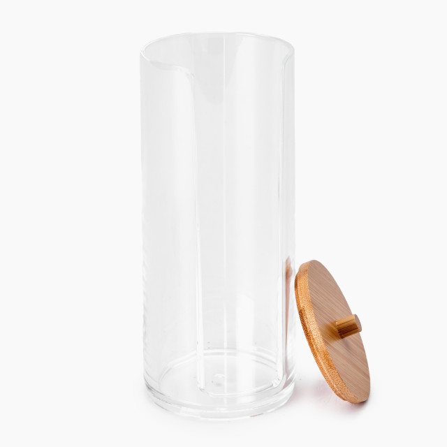 Thread Office Bamboo & Acrylic Cotton Pad Holder