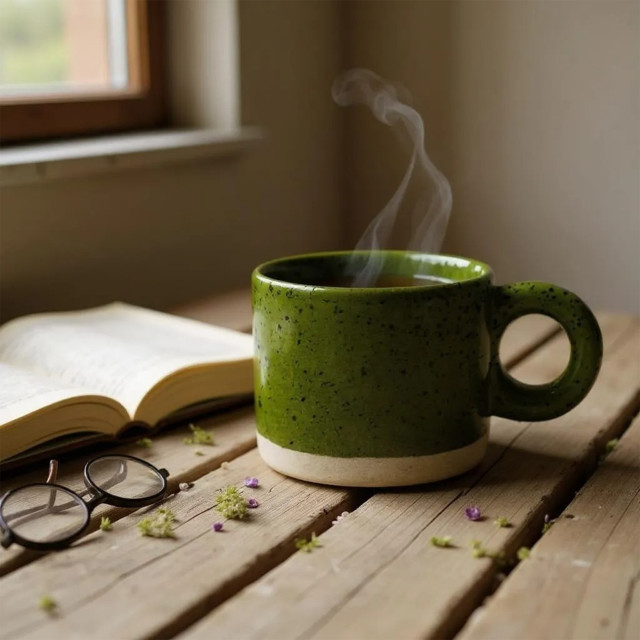 Nicolson Russell Larco Mug, 280ml - Olive