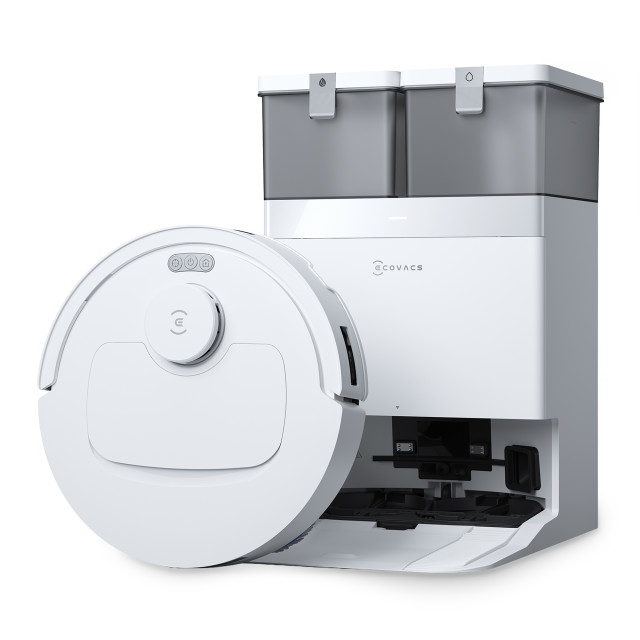 Ecovacs Deebot T30C Omni Robot Vacuum Cleaner & Station - White