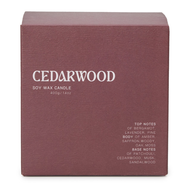 Humble & Mash Muse Cederwood Scented Filled Candle, 400g