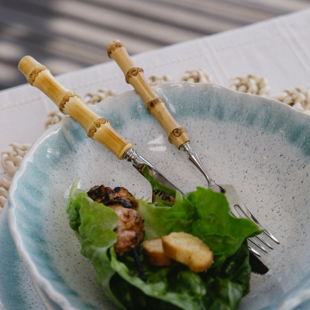 Nicolson Russell Bamboo Cutlery Set, 16-Piece