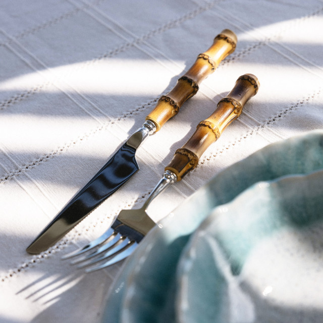 Nicolson Russell Bamboo Cutlery Set, 16-Piece