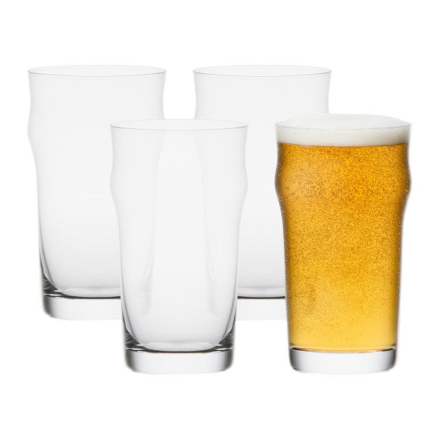 Salisbury & Co Pint Celebrate Beer Glasses, Set of 4