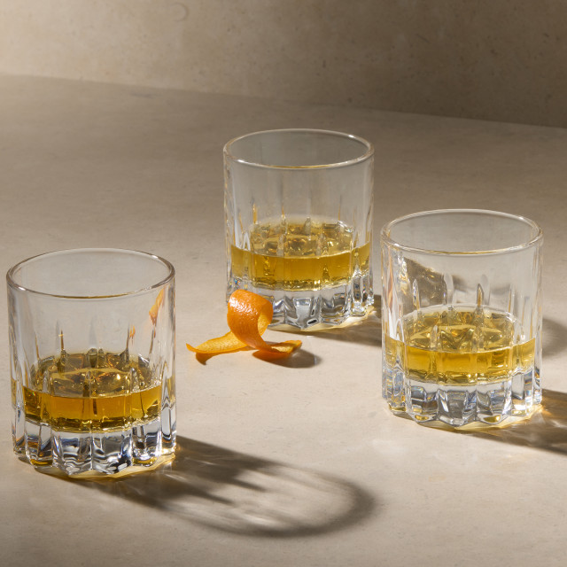 Salisbury & Co Bourne Aran Whiskey Glasses, Set of 4