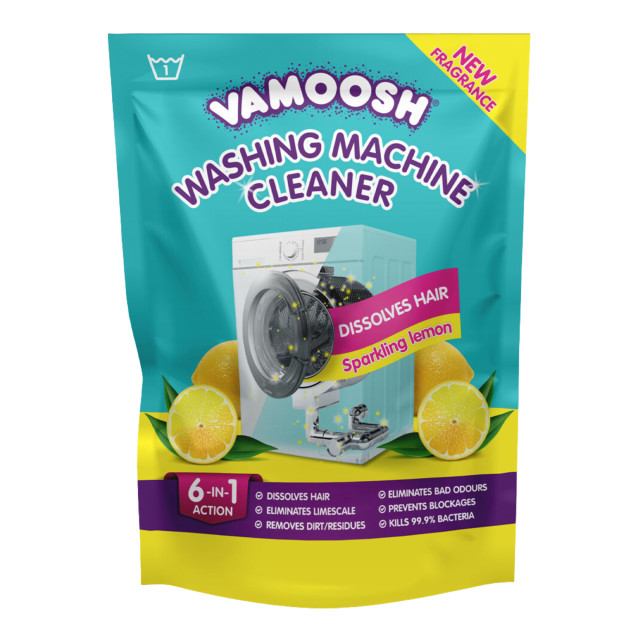 Vamoosh Lemon Fresh Washing Machine Cleaner