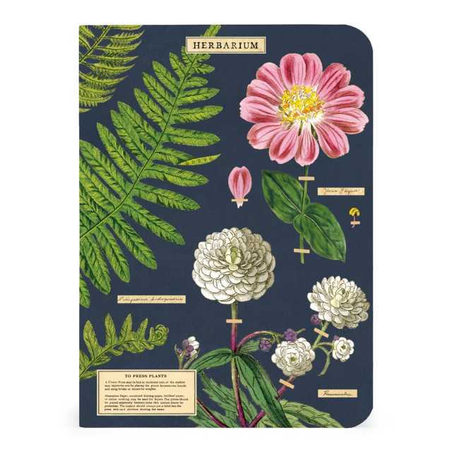 Cavallini & Co Herbarium Mini Notebook Set, Pack of 3 detail