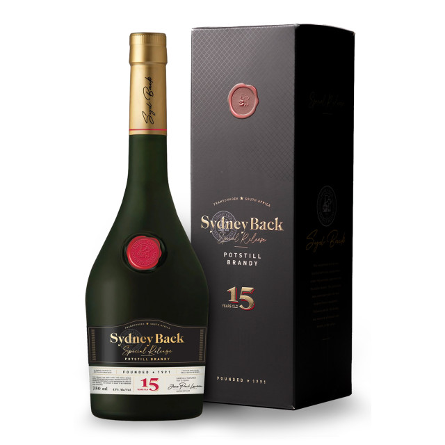 Sydney Back Special Release 15-Year Old Potstill Brandy in Gift Box