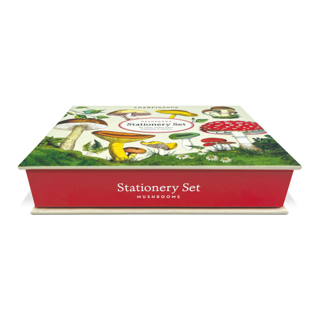 Cavallini & Co Mushrooms Stationery Set angle