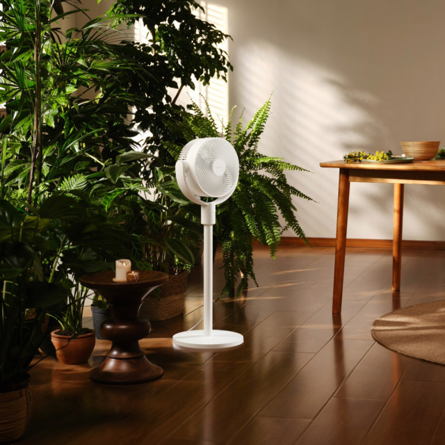 Xiaomi Smart Stand Air Circulation Fan on laminated flooring