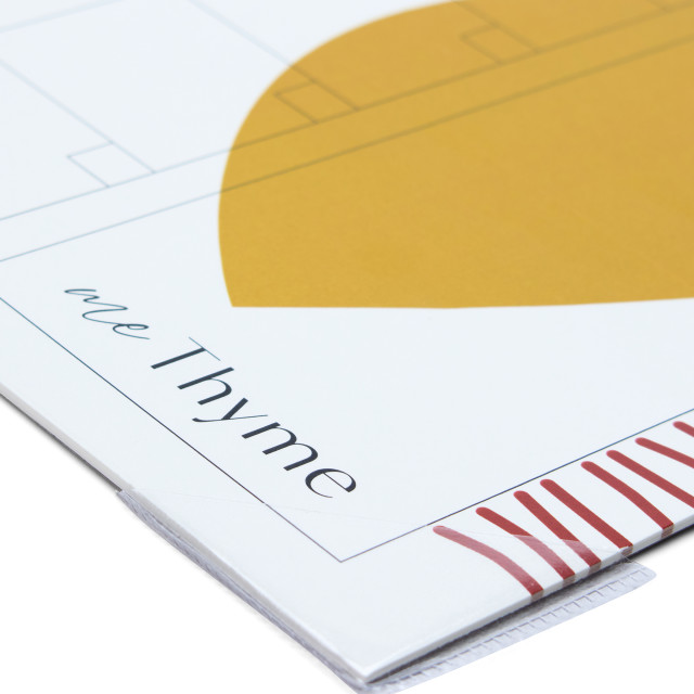 Me Thyme Monthly Planner , Vivid Vibes close up