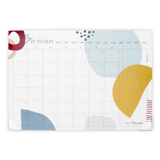 Me Thyme Monthly Planner , Vivid Vibes