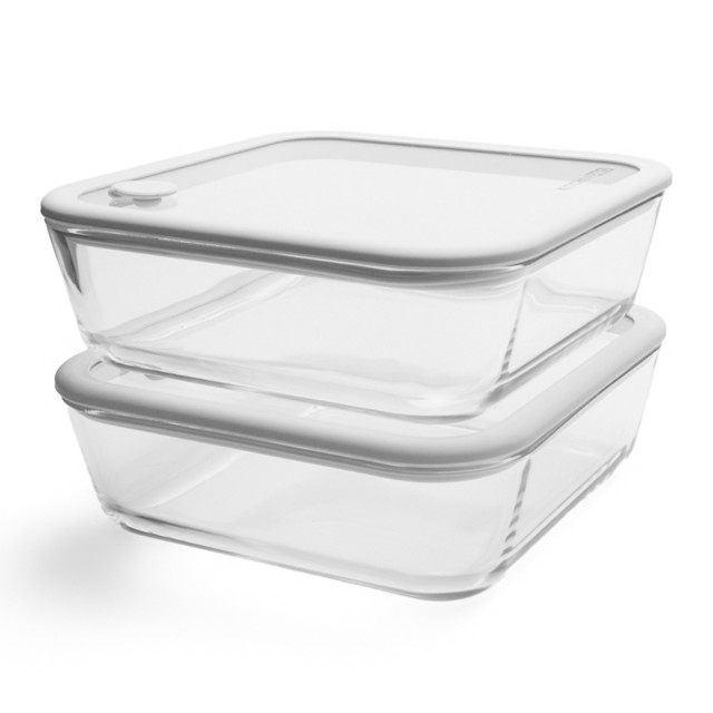 Kitchen Pro AirLock Glass Containers Set, 10-Piece