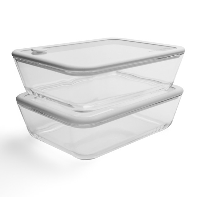 Kitchen Pro AirLock Glass Containers Set, 10-Piece