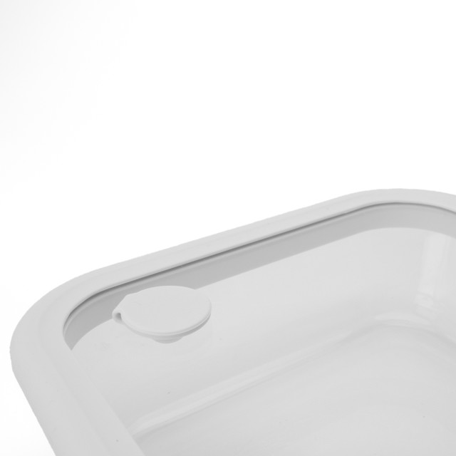 Kitchen Pro AirLock Square Glass Container - 1.17L