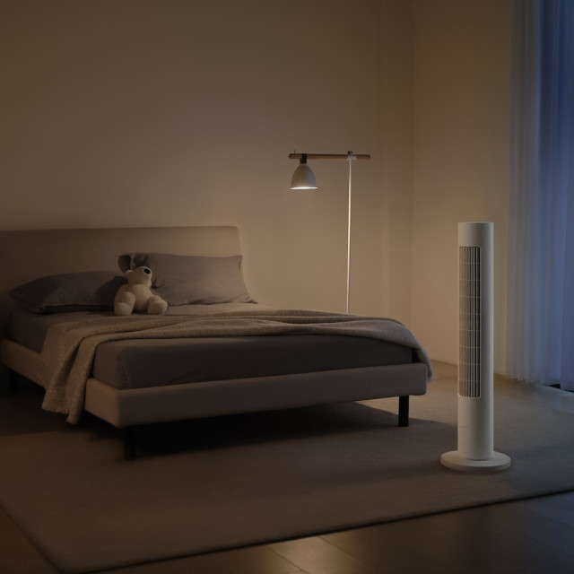 Xiaomi Smart Tower Fan 2 in the bedroom